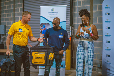 This year, DEWALT will gift 100 tool kits to graduates of The Home Builders Institute’s (HBI) Orlando BuildStrong Academy to jumpstart their trades careers, including the latest graduating class on July 26