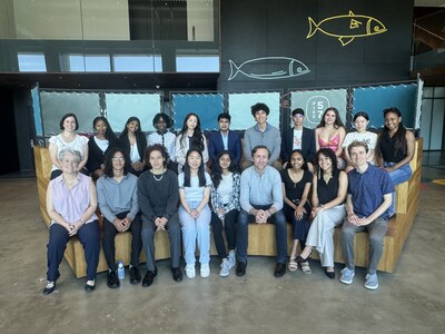Philippe Cousteau joins new EarthEcho International Blue Carbon Ambassadors at their program kick-off in New York City.