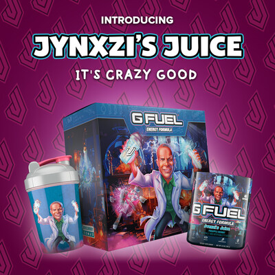 G FUEL and Jynxzi's limited edition Jynxzi’s Juice Energy Formula is now available for pre-order on G FUEL.com