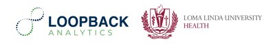Loopback Analytics Logo and Loma Linda University Health Logo
