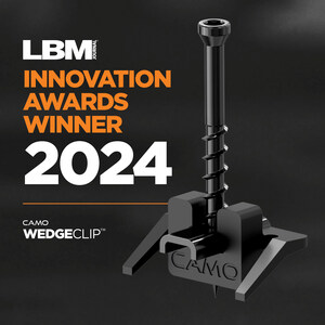 CAMO® Recognized as 2024 LBM Journal Innovation Award Winner for CAMO WEDGE™ Universal Deck Clips