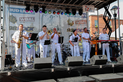 U.S. Navy Band Cruisers performs during Maryland Fleet Week.(U.S. Navy Photo by Mass Communication Specialist 1st Class Thomas Higgins)