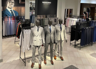 INDOCHINO, the global leader in custom apparel, and Nordstrom, the renowned fashion retailer, are pleased to announce the expansion of their successful partnership with the addition of five new INDOCHINO shop-in-shop locations across the United States. (CNW Group/Indochino Apparel Inc.)