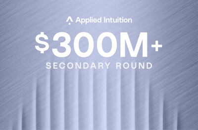 Applied Intuition closes over $300 million in a secondary round and welcomes Fidelity Management & Research Company as a new investor