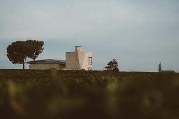 The renowned Chateau Le Pin of Pomerol in Bordeaux, France