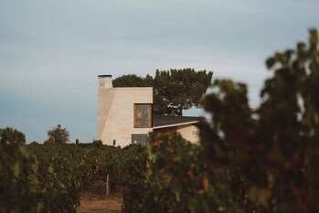 The renowned Chateau Le Pin of Pomerol in Bordeaux, France