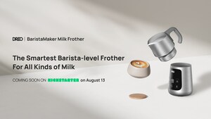 DREO Unveils BaristaMaker: The Ultimate Smart Milk Frother for Perfect Latte Art and Creative Drinks