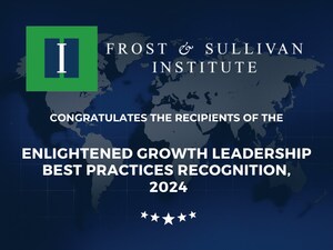 2024 Enlightened Growth Leadership Awards by the Frost & Sullivan Institute: Recognizing Companies that Demonstrate ESG Excellence and Sustainable Business Practices
