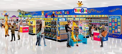 Rendering of new Toys"R"Us shop-in-shop at NEX Oceana in Virginia Beach, VA.