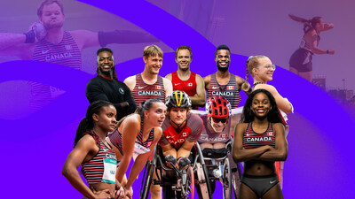 Une équipe composée de 20 athlètes a été nommée en vue de représenter le Canada en para-athlétisme aux Jeux paralympiques Paris 2024. (Groupe CNW/Canadian Paralympic Committee (Sponsorships))