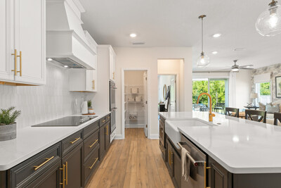Silver Maple Model Kitchen | New Homes in Jacksonville, FL | Oak Creek Preserve by Century Communities