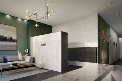 RENOU lobby with attendant