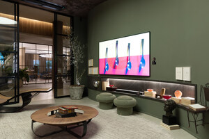 TVs LG são destaque em espaço de Renan Altera na CASACOR 2024