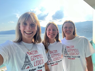 Katie Ledecky, Erin Gemmell, and Phoebe Bacon send a message to the Stone Ridge community from the U.S. Olympic Training Camp in Croatia.