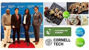 Next Meats and Dr. Foods were both chosen as the finalists of FOODNICHE SUMMIT at Cornell Tech University in New York