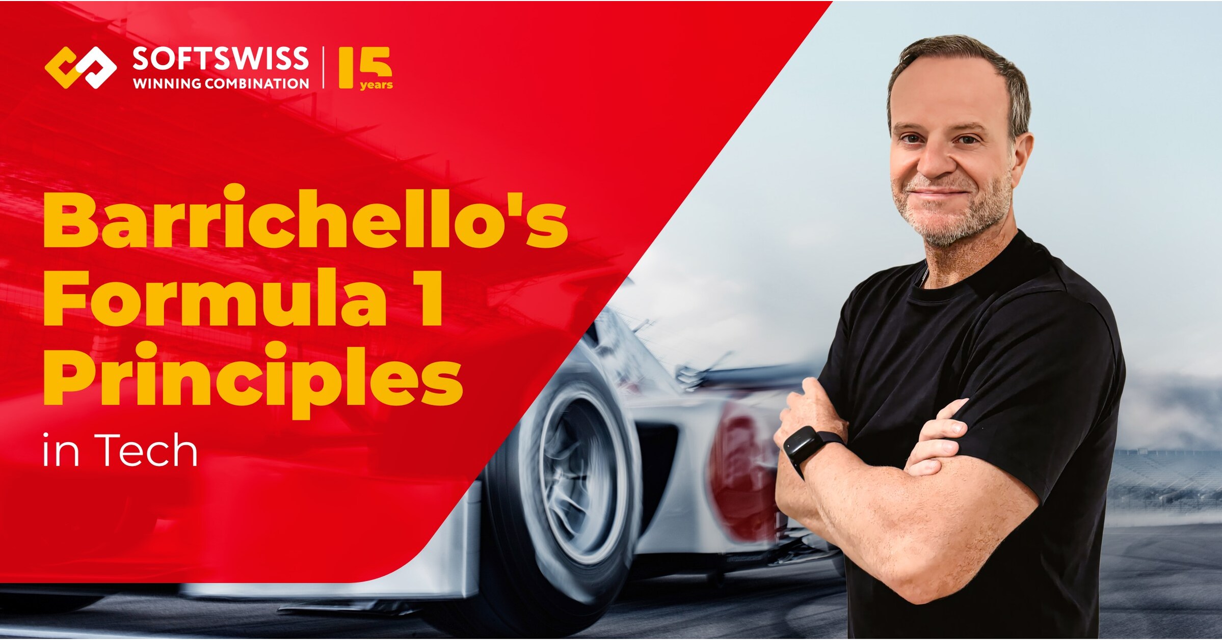 los principios de Barrichello en la Fórmula 1 aplicados a la tecnología con SOFTSWISS