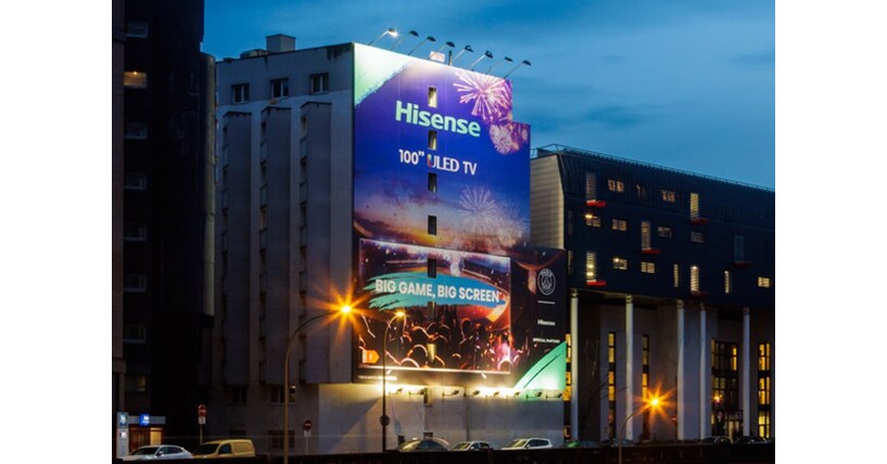 Hisense entfacht mit Großbildschirm Sportbegeisterung für die Spiele in Paris Hisense entfacht mit Großbildschirm Sportbegeisterung für die Spiele in Paris