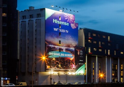 Hisense attise la passion du sport avec la campagne « Big Game, Big Screen » (PRNewsfoto/Hisense)
