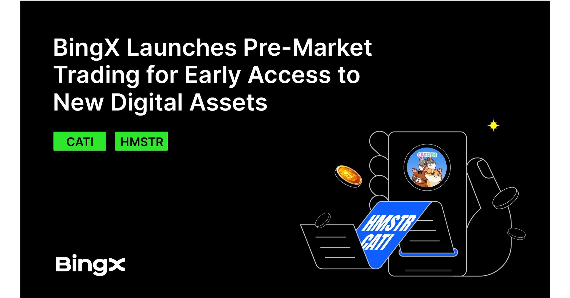 BingX Launches Pre-Market Trading for Early Access to New Digital Assets