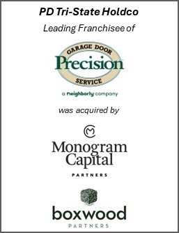 Boxwood Partners advises PD Tri-State Holdco, a franchisee of Neighborly, on its acquisition by Monogram Capital Partners.