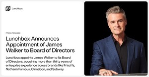 Lunchbox Announces Appointment of James Walker to Board of Directors