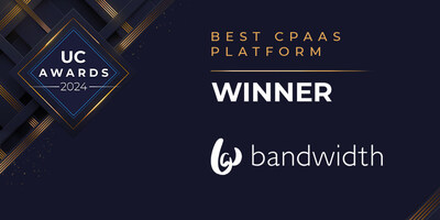 Bandwidth was honored for its unique and ground-breaking software innovations like Maestro and AIBridge, which enable enterprises to accelerate time to value and build a better customer, user and business experience–all delivered with the Bandwidth Communications Cloud