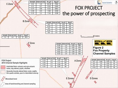 Fox Showing (CNW Group/Rokmaster Resources Corp.)