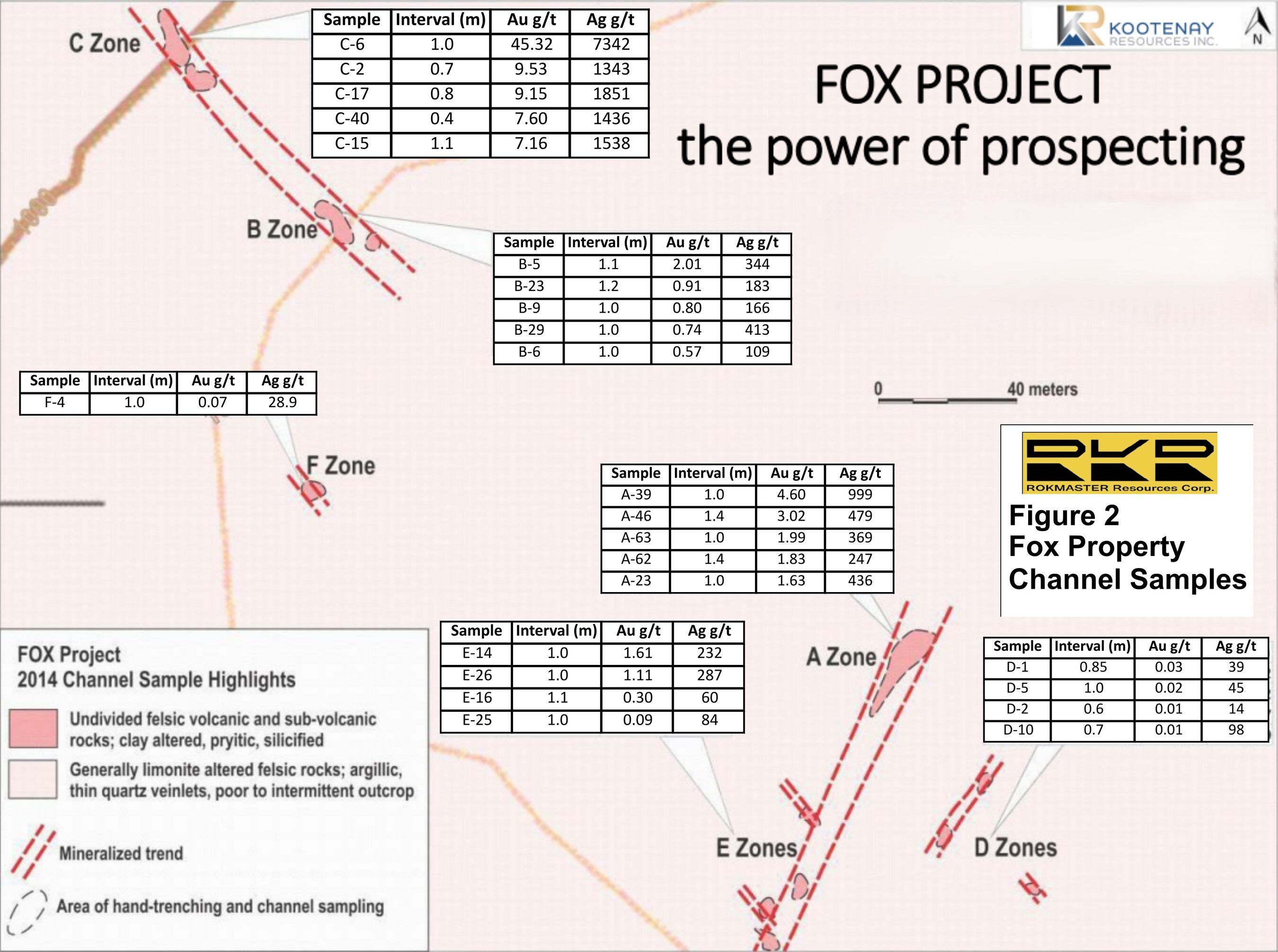 Fox Showing (CNW Group/Rokmaster Resources Corp.) Fox Showing (CNW Group/Rokmaster Resources Corp.)