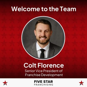 Five Star Franchising names Colt Florence Senior VP of Franchise Development