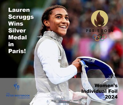 Lauren Scruggs becomes the first Black woman from the U.S. to win an individual fencing medal