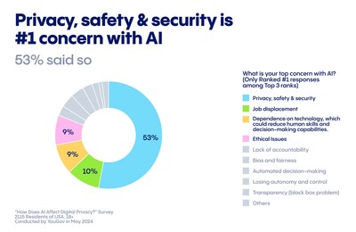 Privacy, safety and security is #1 concern with AI