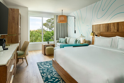 Newly renovated room at Faro Blanco Resort & Yacht Club after its $14 million transformation.