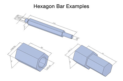 Hexagon Bar Examples