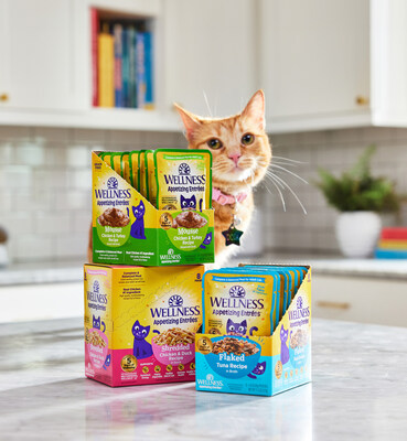 New Wellness® Appetizing Entrées™ Offer Hydration, Flavor and Variety for Felines this Summer