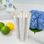 Prince of Scots Fluted Silver Tumbler