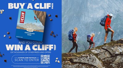 CLIF BAR launches a summer sweepstakes featuring thousands of outdoor-themed prizes and offers. Of those, two grand prize winners will receive an expenses-paid REI Co-op Adventure Travel trip to help encourage people to spend more time outside in nature this year. The program stems from CLIF BAR’s purpose to help ‘feed adventure’ and builds on the brand’s long-standing commitment to support equitable access to outdoors and sport.
