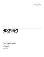 NEXPOINT RESIDENTIAL TRUST, INC. REPORTS SECOND QUARTER 2024 RESULTS