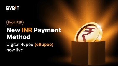 Bybit Introduces Digital Rupee (eRupee) as the New and Secure INR Payment Method (PRNewsfoto/Bybit)