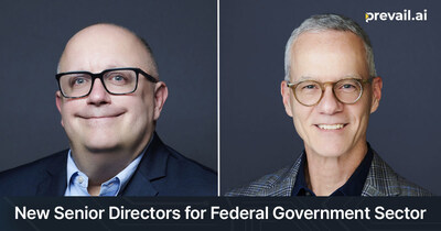 Ray Rivard, left, and Robb Snow join Prevail Legal as Senior Directors of Federal Government Sector