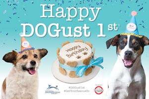 NORTH SHORE ANIMAL LEAGUE AMERICA AND PRESENTING SPONSOR SCOOTER'S COFFEE® CELEBRATING DOGust 1st® - THE OFFICIAL BIRTHDAY FOR ALL RESCUED DOGS