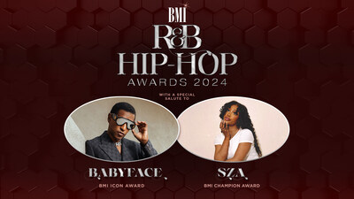 Babyface & SZA (PRNewsfoto/Broadcast Music, Inc. (BMI))