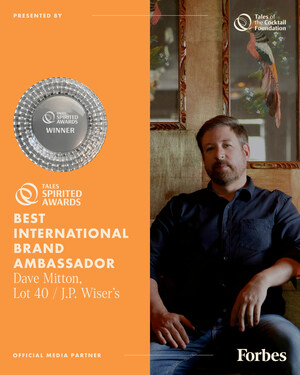 Dave Mitton Awarded Best International Brand Ambassador by Tales of the Cocktail Foundation!