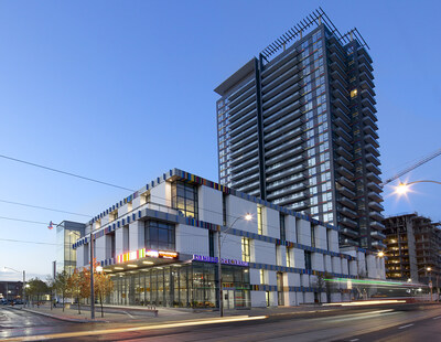 Credits: Courtesy of The Daniels Corporation. Photo: The Daniels Spectrum building, located at Regent Park (ON). (CNW Group/Lafarge Canada Inc.)