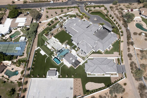 Synthetic Grass Landscaping Creates Arizona Desert Oasis