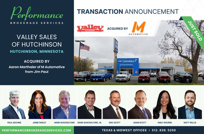 Performance Brokerage Services - Valley Sales of Hutchinson - Aaron Marthaler