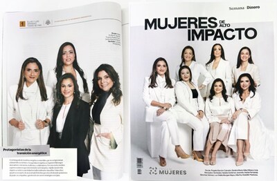 Photo 2 – The recently published "Women of High Impact" feature in Semana Magazine highlights the most influential women in Colombia, including Thyana Alvarez (Country Manager / VP of Corporate Relations at Libero Copper) as one of the four "Protagonists of the Energy Transition. (CNW Group/Libero Copper & Gold Corporation)