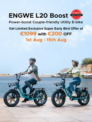 ENGWE Launches L20 Boost ebike: Empowering Short Trips with the 