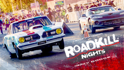 An invite-only media preview of the annual Roadkill Nights Powered by Dodge horsepower fan festival will take place at M1 Concourse in Pontiac, Michigan, on Friday, August 9.