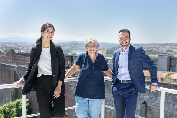 iLoF co-founders, from left to right: Mehak Mumtaz, Paula Sampaio, and Luís Valente