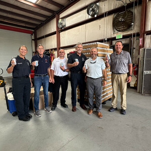 Anheuser-Busch Delivers More Than 9,400 Cans of Emergency Drinking Water to Four Florida Volunteer Fire Departments